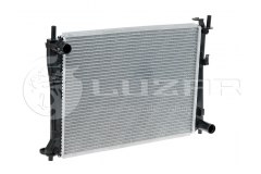 Радиатор двигателя Fusion (02-) для FORD FUSION (JU_) 1.4 LPG 2010-2012, код двигателя UTJA, V см3 1388, кВт 59, л.с. 80, Бензин/автогаз (LPG), Luzar LRC1031